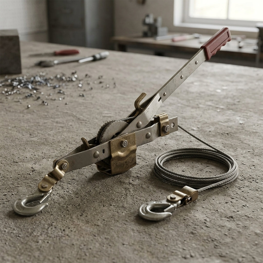 Massdam 1-Ton Pow'R-Pull Come-Along Winch