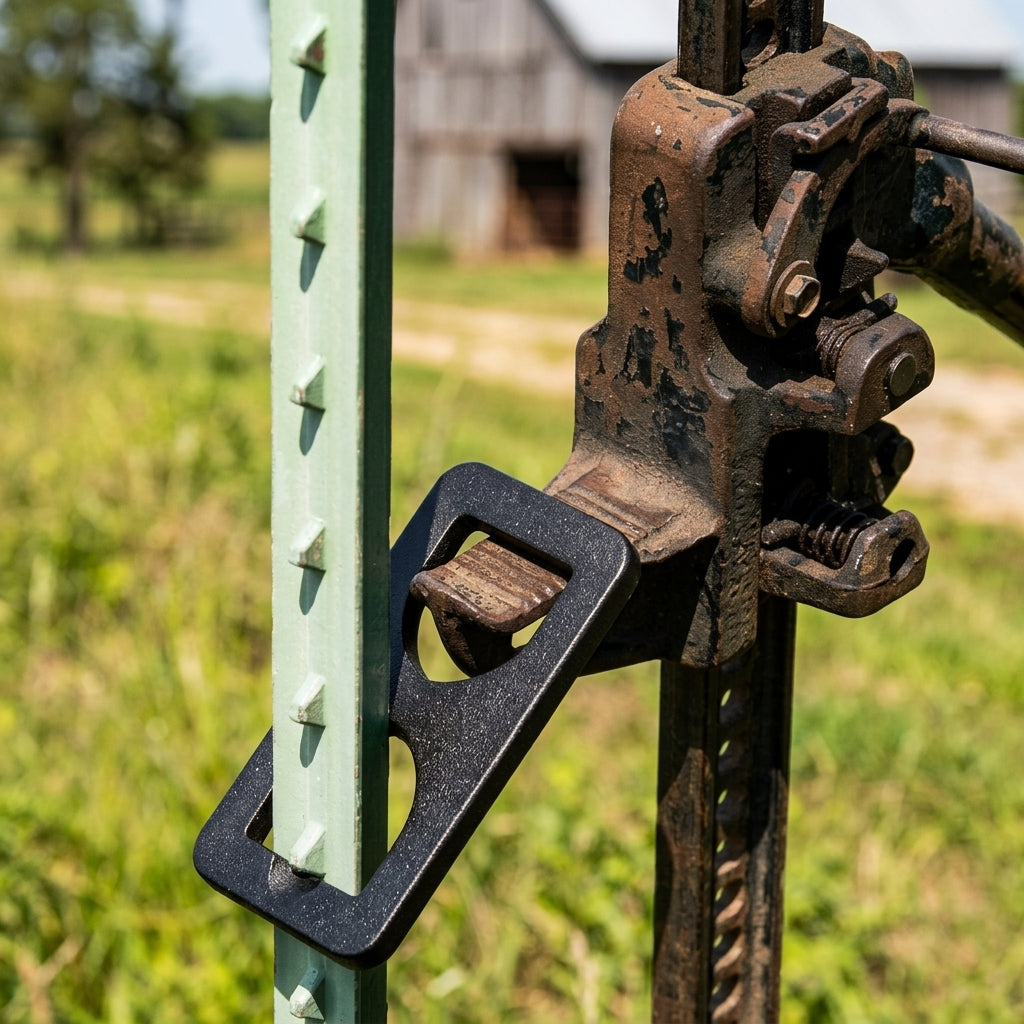 Metal T-Post Puller Tool | Rust Resistant Steel