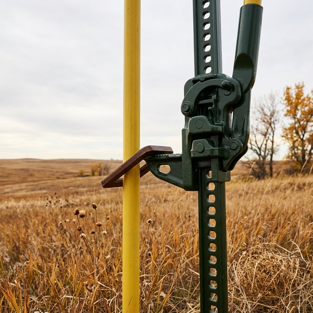 Metal T-Post Puller Tool | Rust Resistant Steel