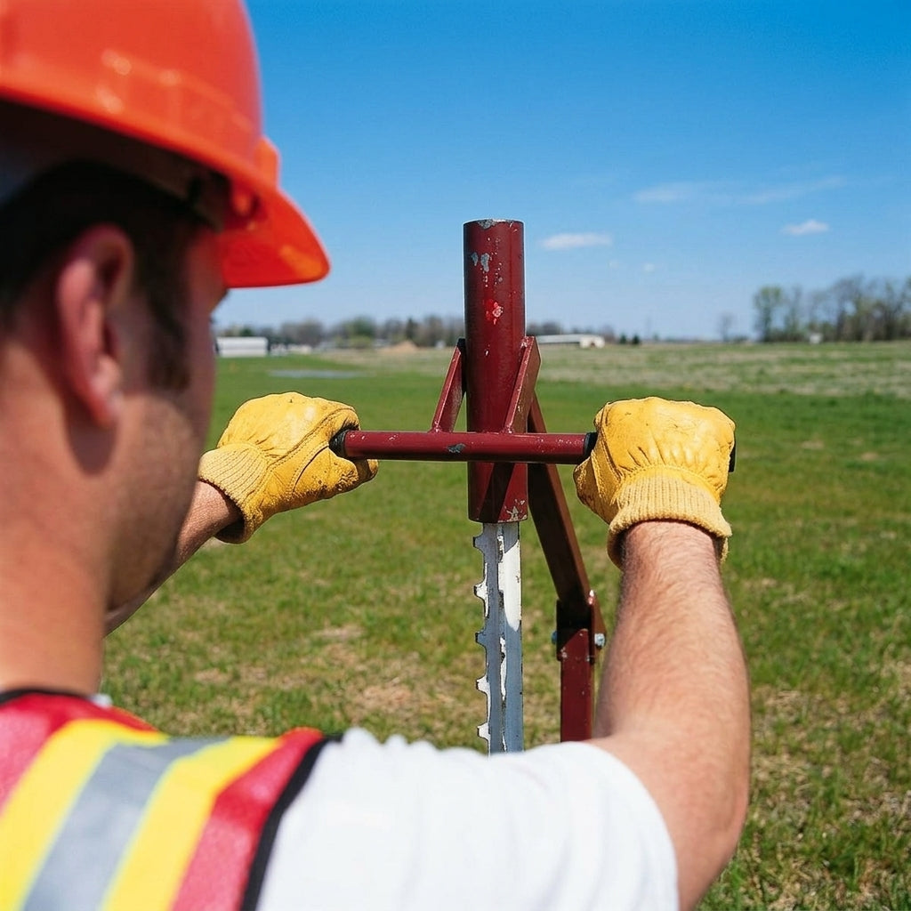 Heavy-Duty Post Puller | Removes Stubborn Posts