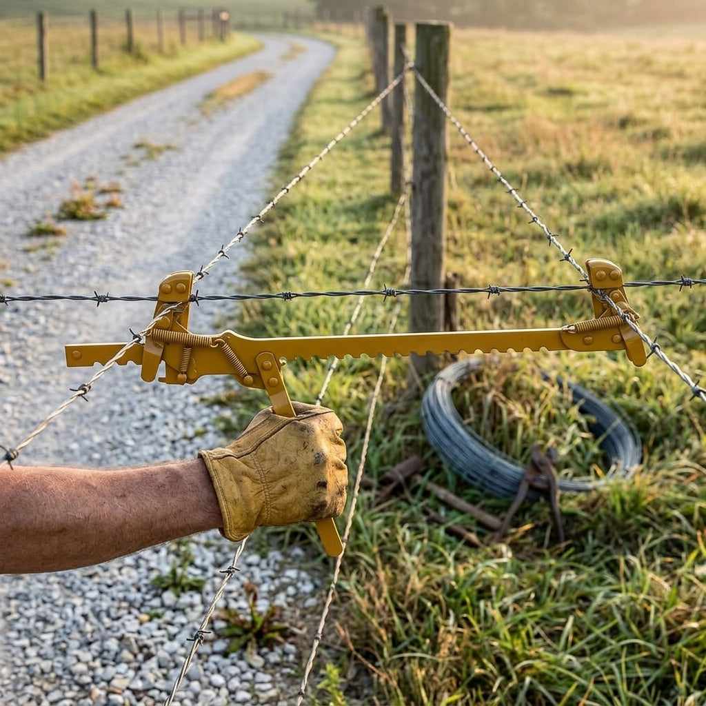 Two-Hook Wire Fence Stretcher | Fence Repair Tool