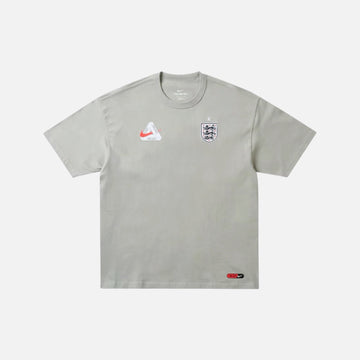 Palace x England Nike Premium T-Shirt Pewter Grey